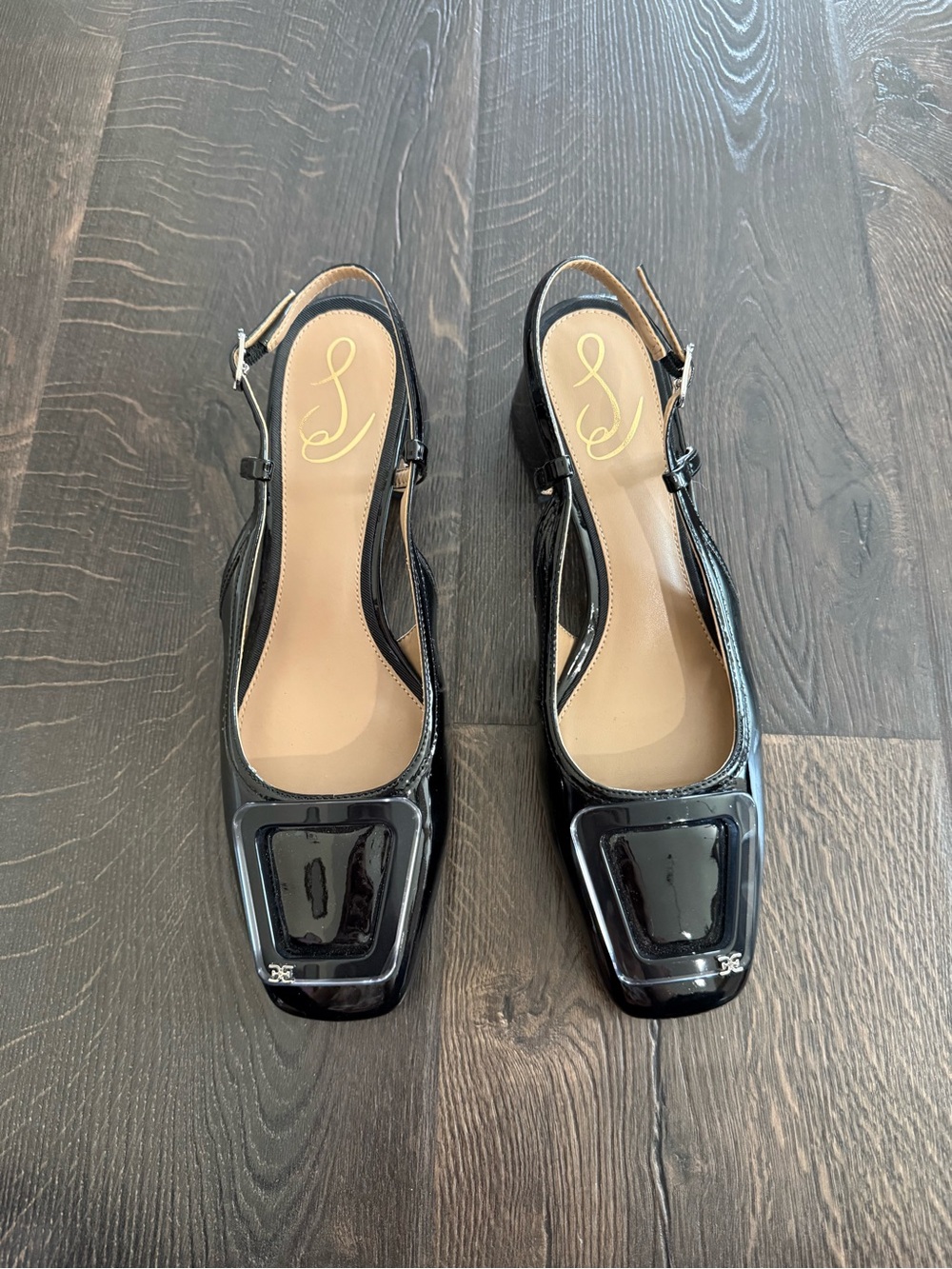 Sam Edelman slingback block heel pumps